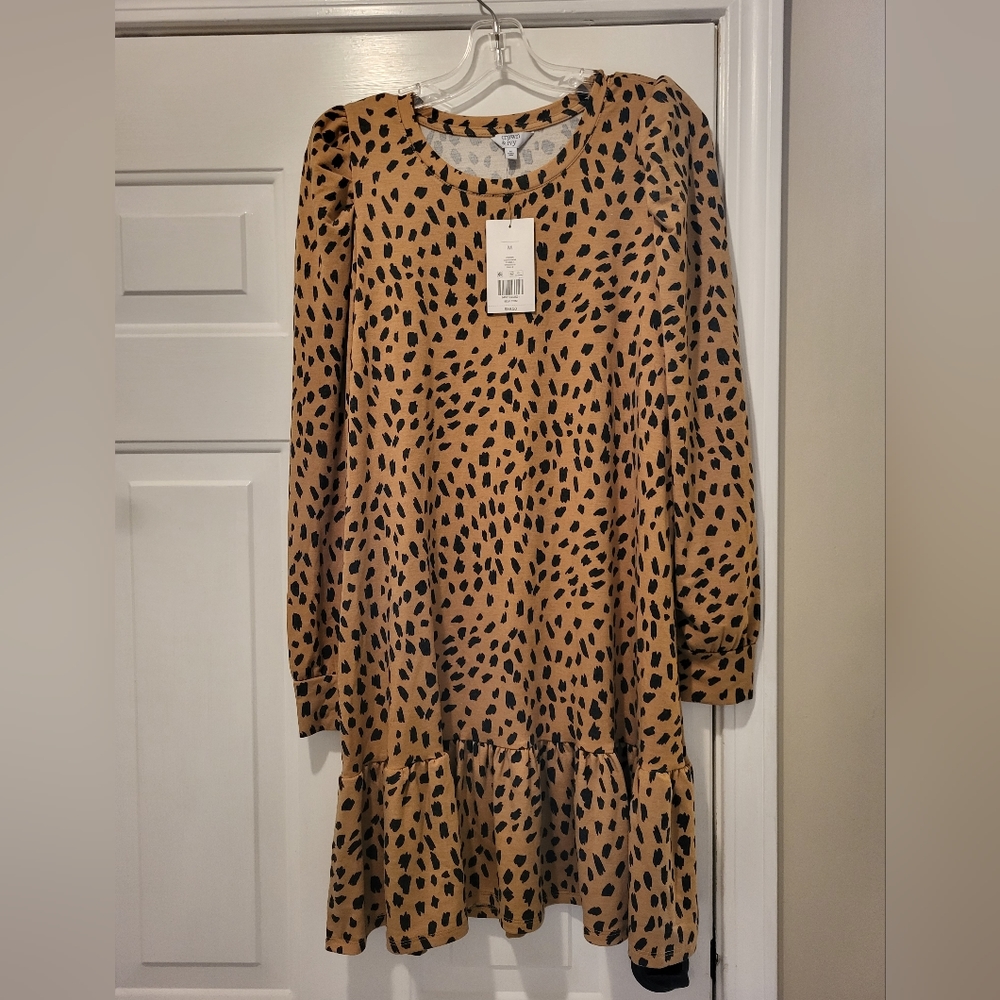 Crown and Ivy animal print dress